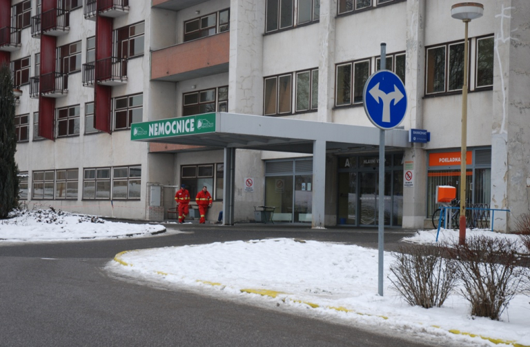Vstup do českolipské nemocnice